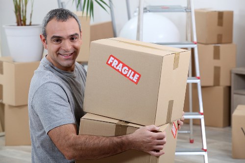 Home moving team planning a relocation in Ealing residential street