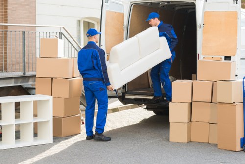 Ealing Removals team loading items safely into a removal van