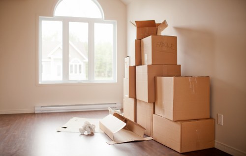 Removal team helping with a residential move in Ealing