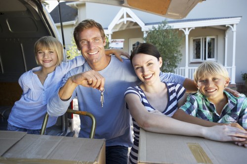 Moving team helping with a home relocation in Ealing