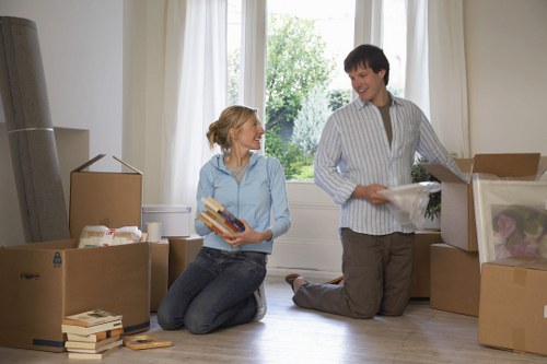 Local moving van supporting a house move in Ealing
