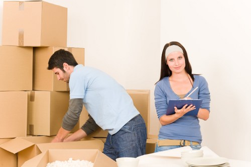 Moving van for commercial and office relocation in Ealing